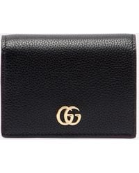 Gucci - Portemonnaie Gg Marmont Aus Leder - Lyst