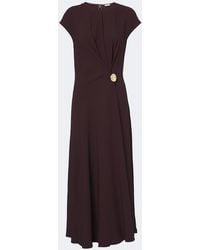 JOSEPH - Taipan Crepe Midi Dress - Lyst