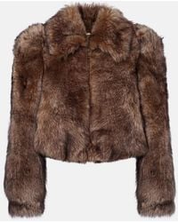 Chloé - Cropped Shearling Jacket - Lyst