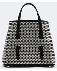 Alaïa - Mina 20 Studded Leather Top-Handle Bag - Lyst