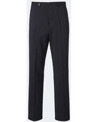 Prada - Gerade Hose Aus Wolle Und Mohair - Lyst