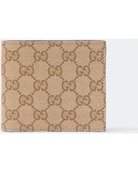 Gucci - Essence Classic Gg Canvas Wallet - Lyst