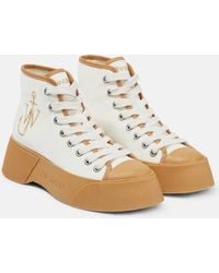 JW Anderson - Canvas High-top Sneakers - Lyst