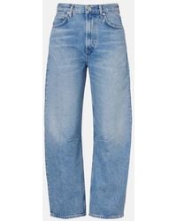 Citizens of Humanity - Miro High-Rise Cropped Barrel-Leg Jeans - Lyst