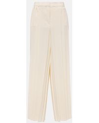 JOSEPH - Tibre Plisse Wide-Leg Pants - Lyst