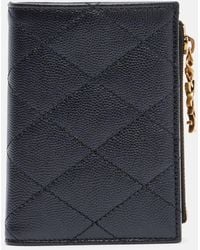 Saint Laurent - Cassandre Bijou Quilted Leather Wallet - Lyst