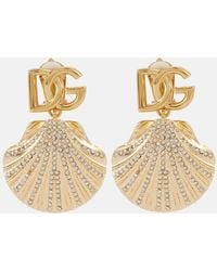 Dolce & Gabbana - Dg Muschel-Ohrclips - Lyst
