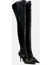 Balenciaga - Cagole 90mm Over-the-knee Boots - Lyst