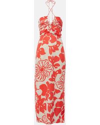 Faithfull The Brand - Tortugas Floral Linen Maxi Dress - Lyst