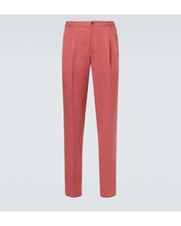 Rubinacci - Pleated Tapered Pants - Lyst