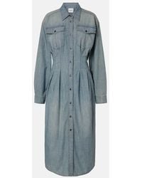 Isabel Marant - Hemdblusenkleid Nolwen Aus Chambray - Lyst