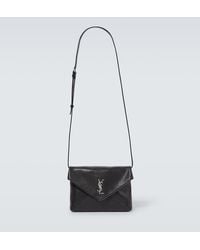 Saint Laurent - Cassandre Envelope Leather Messenger Bag - Lyst
