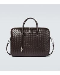 Bottega Veneta - Aktentasche Getaway Aus Leder - Lyst