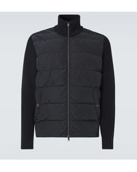 Herno - Wool-Trimmed Down Jacket - Lyst