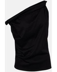 Rohe - One-Shoulder Cotton-Blend Top - Lyst
