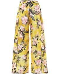 F.R.S For Restless Sleepers Apate Satin Pyjama Trousers - Yellow