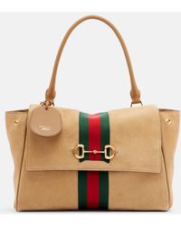Gucci - Paparazzo Medium Suede Top-Handle Bag - Lyst