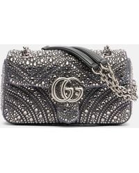Gucci - Gg Marmont Medium Leather Shoulder Bag - Lyst