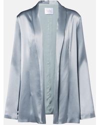 Galvan London - Julianne Satin Blazer - Lyst