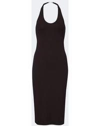 Gucci - Horsebit Crepe Jersey Midi Dress - Lyst