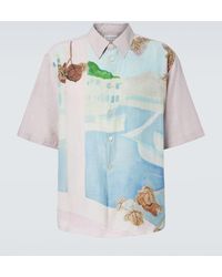 Our Legacy - Camisa Bowling Beyond De Algodon Y Seda - Lyst