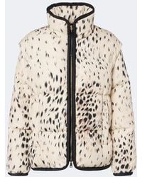 Moncler - Printed Technical Down Jacket - Lyst