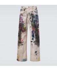 Acne Studios - 1981 Trompe L'Oeil Canvas Cargo Pants - Lyst