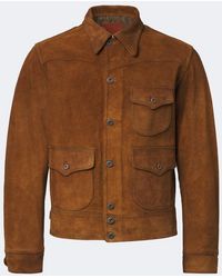 RRL - Alston Suede Jacket - Lyst