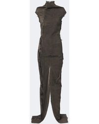 Rick Owens - Drkshdw Sl Etna Denim Maxi Dress - Lyst