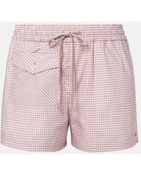 Valentino Garavani - Gingham Cotton Shorts - Lyst