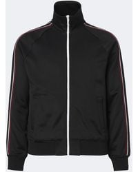 Saint Laurent - Striped Track Jacket - Lyst
