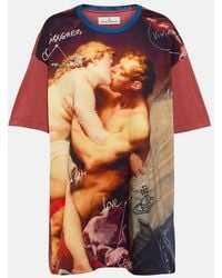 Vivienne Westwood - Oversize-T-Shirt Kiss aus Baumwoll-Jersey - Lyst