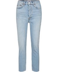 RE/DONE - 90s High-rise Slim Jeans - Lyst