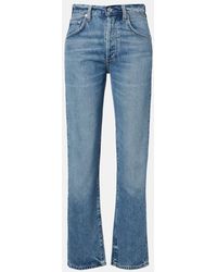 Citizens of Humanity - Baretta High-Rise Straight Jeans - Lyst
