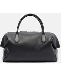 The Row - Faye Leather Top-Handle Bag - Lyst