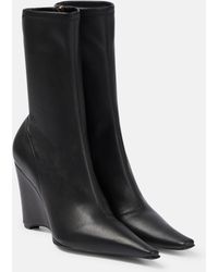 JW Anderson Wedge Ankle Boots - Black