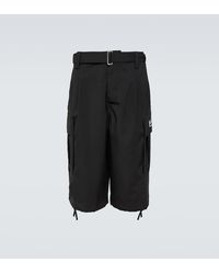 KENZO - Virgin Wool Cargo Shorts - Lyst
