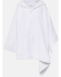 Alaïa - Sudadera Con Capucha En Felpa De Algodon - Lyst