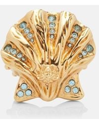 Versace - La Medusa Embellished Ring - Lyst