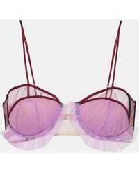 Nensi Dojaka - Exploding Flower Tulle Bra - Lyst