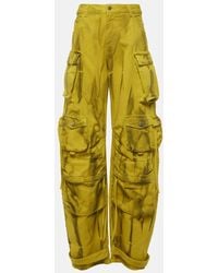 The Attico - Fern Mid-Rise Cargo Jeans - Lyst