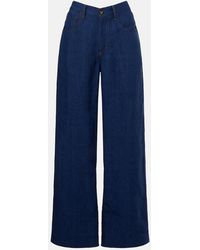 Citizens of Humanity - X Argent Ayla Mid-Rise Wide-Leg Jeans - Lyst