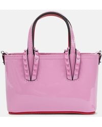 Christian Louboutin - Cabata Nano Patent Leather Tote Bag - Lyst