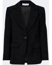 Veronica Beard - Healy Suede Blazer - Lyst