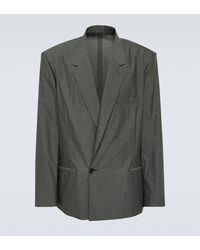 Lemaire - Tailored Cotton And Silk Blazer - Lyst