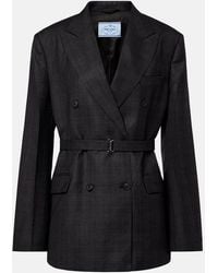 Prada - Virgin Wool Jacket - Lyst