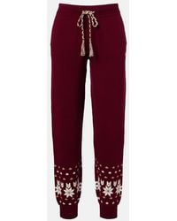 The Upside - Knitted Cotton-Blend Sweatpants - Lyst