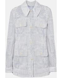 Veronica Beard - Kiki Eyelet Jacket - Lyst