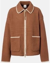 Varley - Ruiko Embroidered Fleece Zip-Up Jacket - Lyst