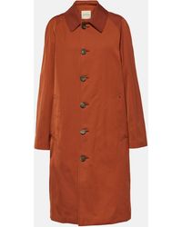 Tod's - Oversized Cotton-blend Raincoat - Lyst